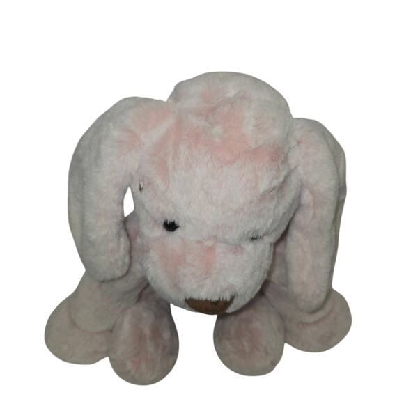 Animal Adventures Plush Puppy Dog Pink Brown Nose Floppy Soft 2016 13" - Picture 6 of 11